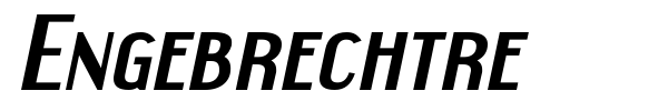 Engebrechtre font preview